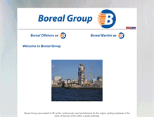 Tablet Screenshot of boreal-group.no